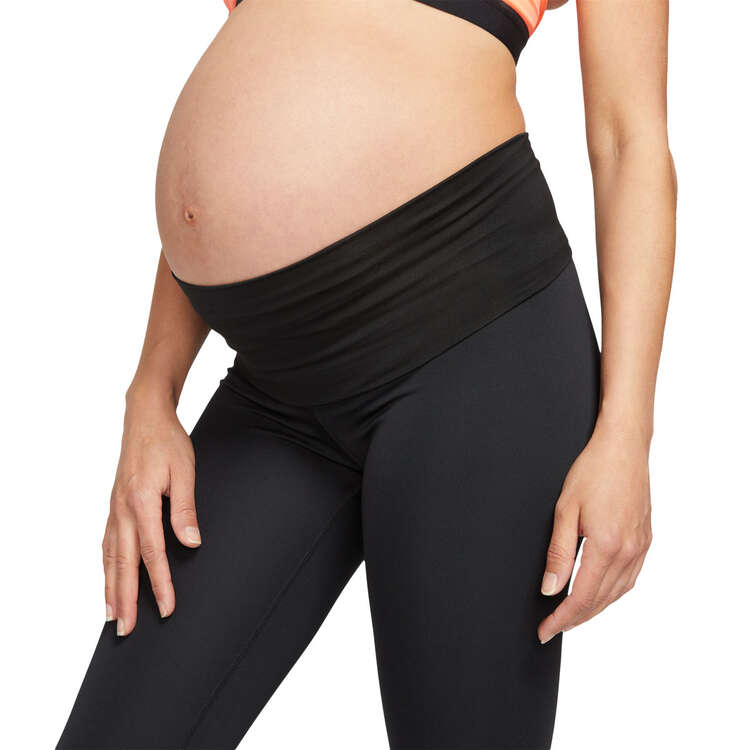 Nike Womens Dri-FIT High-Waisted Maternity Tights - Black