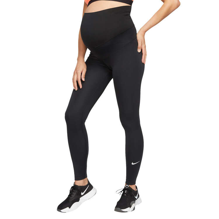 Nike Womens Dri-FIT High-Waisted Maternity Tights - Black