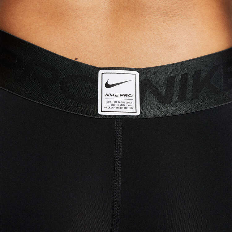 Nike Pro Womens Dri-FIT Mid-Rise Graphic Tights - Black