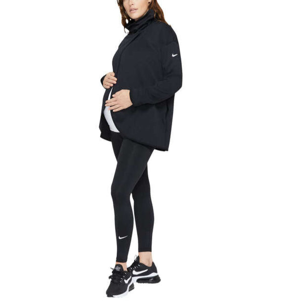 Nike Womens Dri-FIT Maternity Pullover - Black