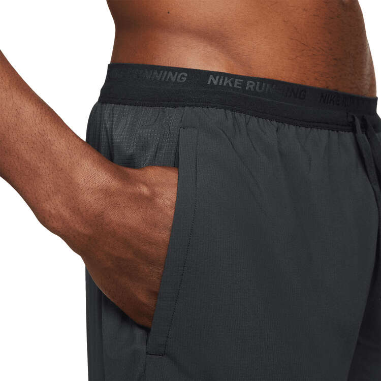 Nike Mens Dri-FIT Stride 5in Polyester Shorts - Black