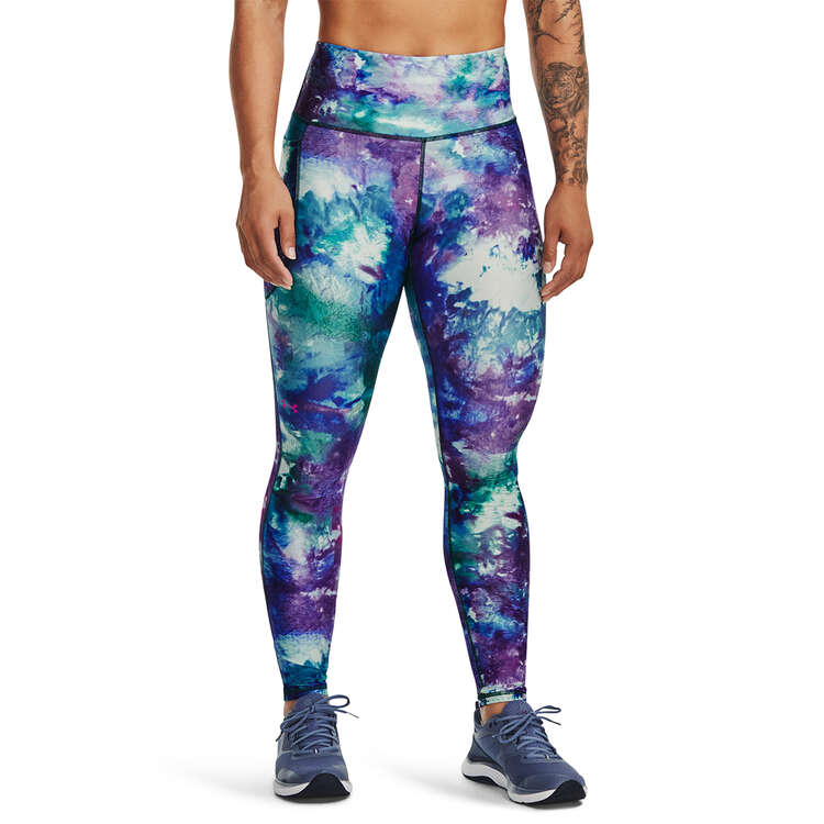 Under Armour Womens HeatGear Armour High Rise Tights - Purple