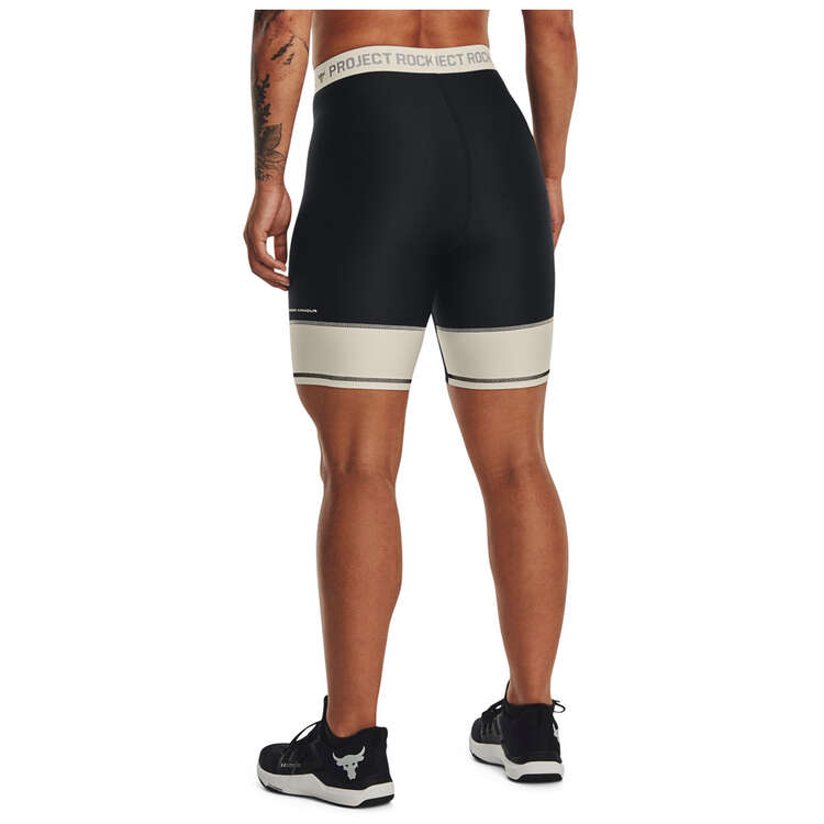 Under Armour Project Rock Womens Bike Shorts - Black