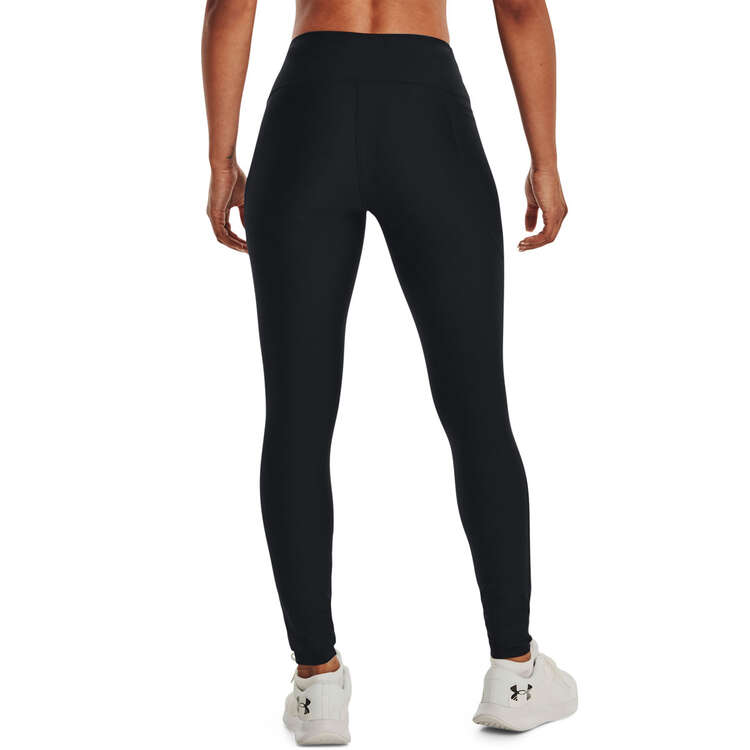 Under Armour Womens HeatGear Branded Full Length High Rise Tights - Black