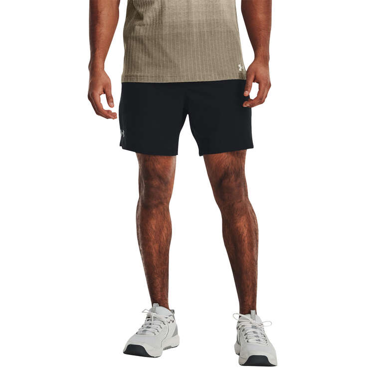 Under Armour Mens UA Vanish Woven 6-inch Polyester Shorts - Black