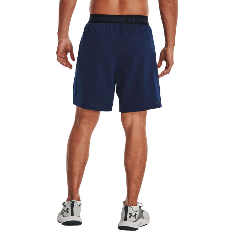 Under Armour Mens UA Vanish Woven 6-inch Polyester Shorts - Navy