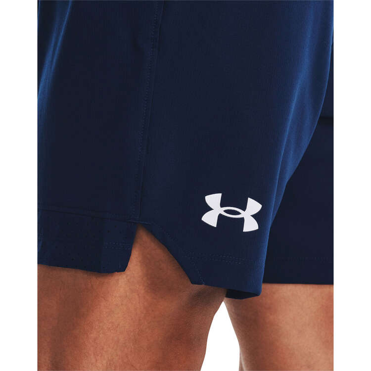 Under Armour Mens UA Vanish Woven 6-inch Polyester Shorts - Navy