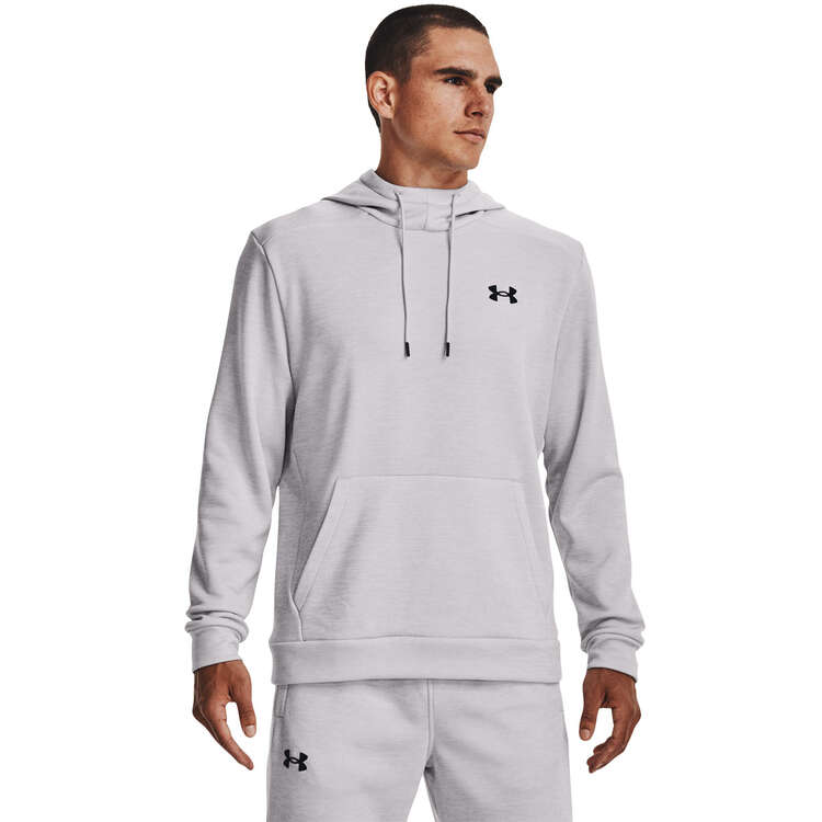 Under Armour Mens Armour Fleece Twist Hoodie - Grey