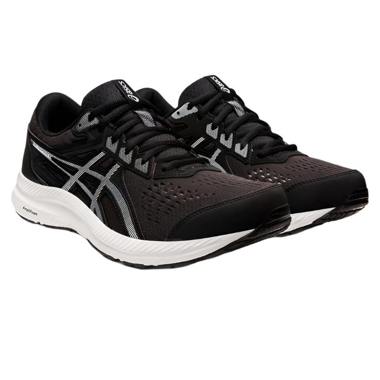 Asics GEL Contend 8 Mens Running Shoes - Black/White