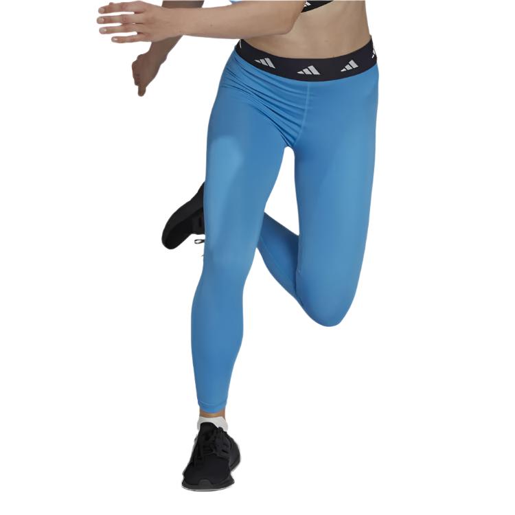 Adidas Womens Techfit AEROREADY 7/8 Training Tights - Blue