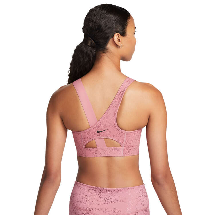 Nike Swoosh Womens Dri-FIT Medium-Support Non-Padded  Sports Bra - Pink