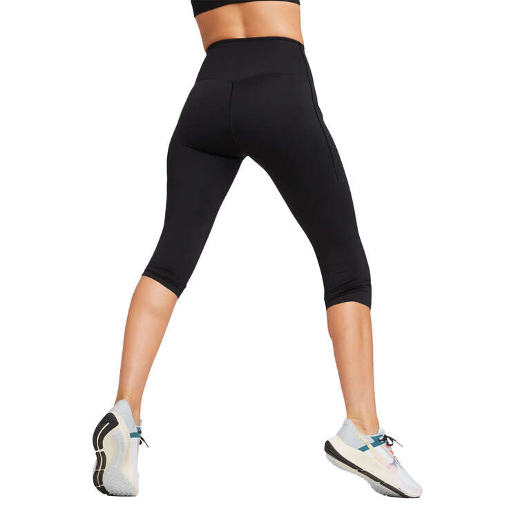 Nike Go Womens Firm Support High-Waisted Capri Tights - Black