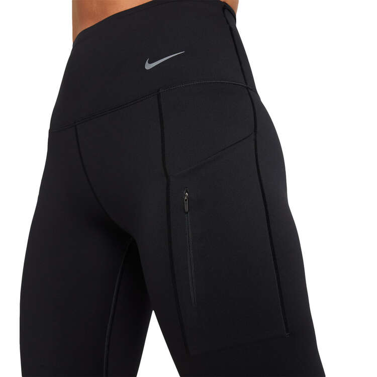 Nike Go Womens Firm Support High-Waisted Capri Tights - Black