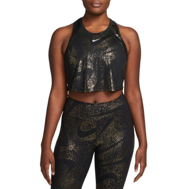 Nike Womens One Printed Tank - Black