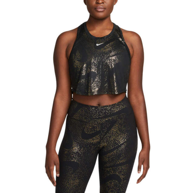 Nike Womens One Printed Tank - Black