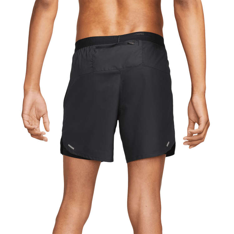 Nike Mens Dri-FIT Stride 2-in-1 Running Lighweight Shorts - Black