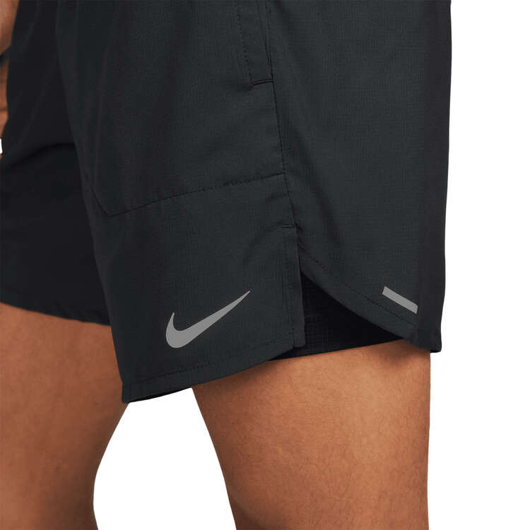 Nike Mens Dri-FIT Stride 2-in-1 Running Lighweight Shorts - Black