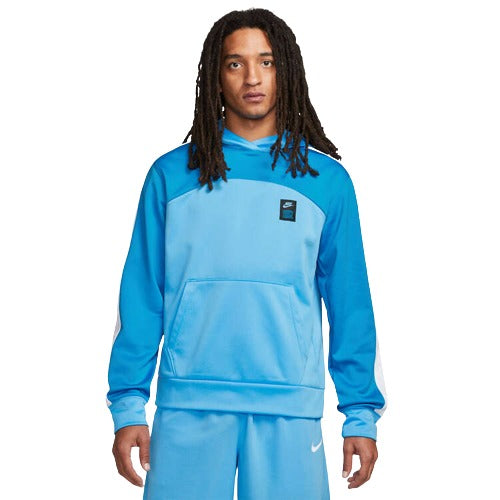 Nike Mens Starting 5 Pullover Hoodie - Blue