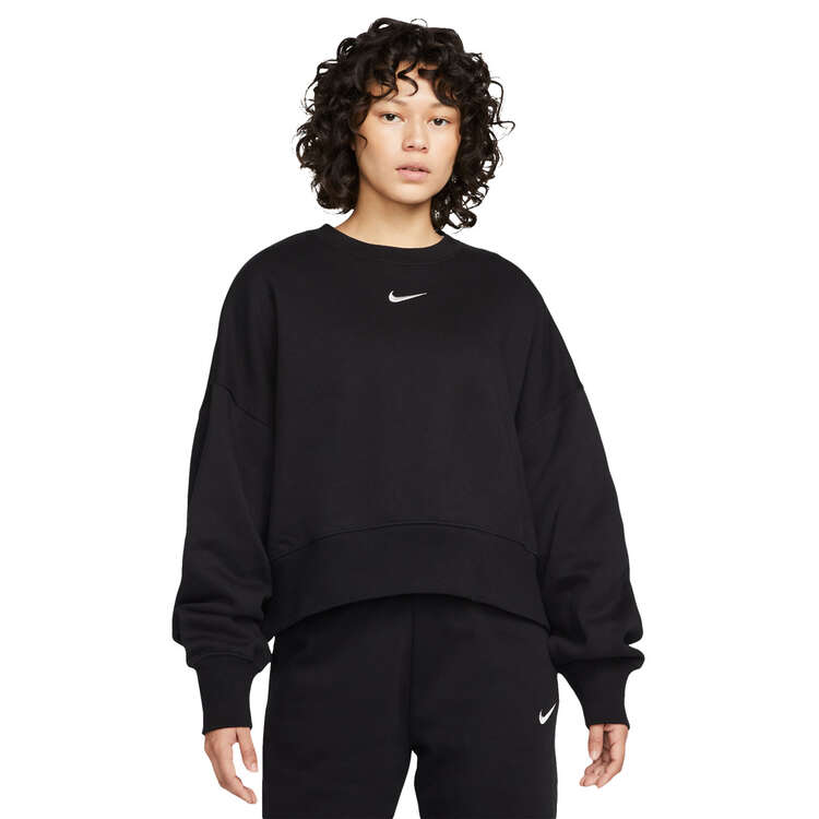 Nike Womens Phoenix Oversized Sweatshirt - Black