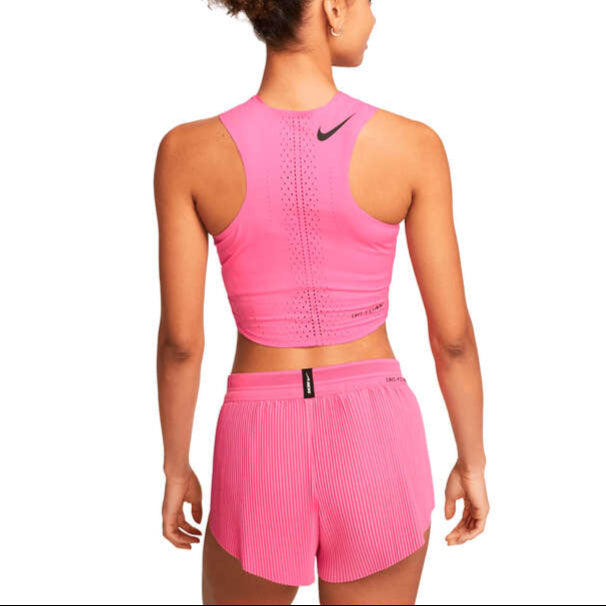 Nike Womens ADV Aeroswift Racing Crop Top - Pink