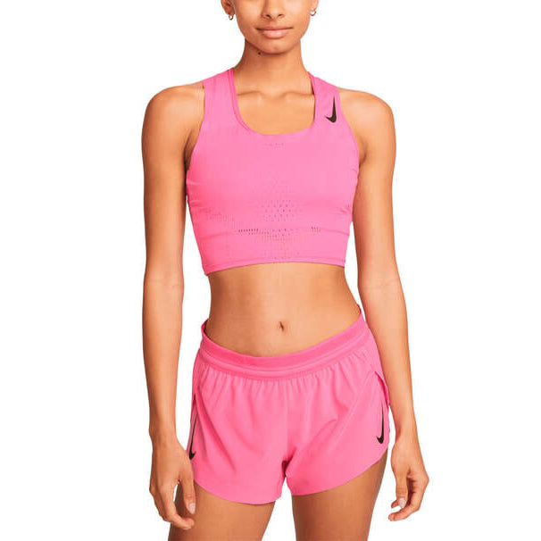 Nike Womens ADV Aeroswift Racing Crop Top - Pink