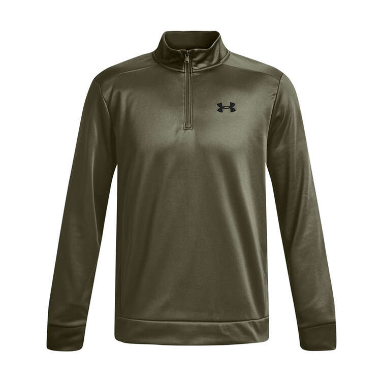 Under Armour Mens Armour Fleece 1/4 Zip Sweatshirt - Green