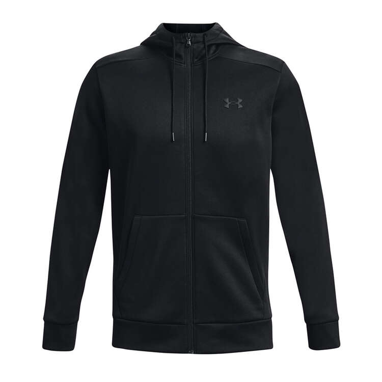 Under Armour Mens Rival Fleece Full-Zip Hoodie - Black