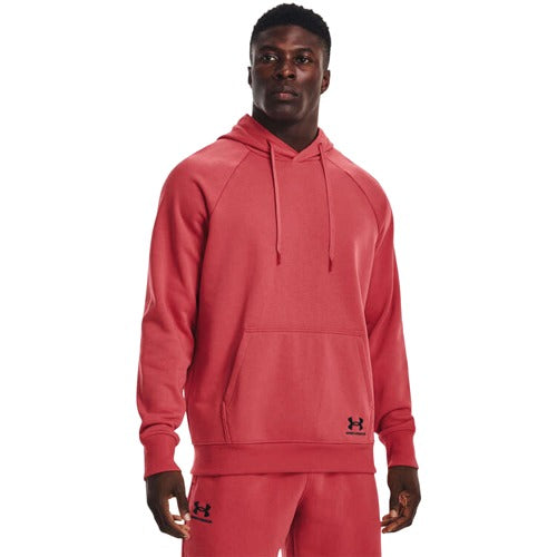 Under Armour Mens UA Heavyweight Terry Hoodie - Red