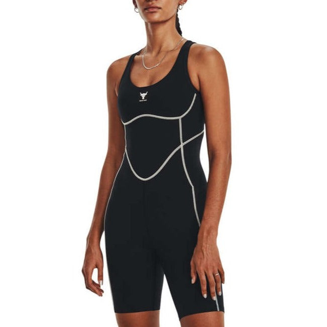 Under Armour Womens Super-Soft Project Rock Bodysuit - Black