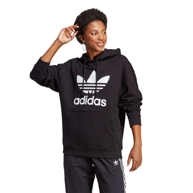 adidas Originals Womens Trefoil Hoodie - Black