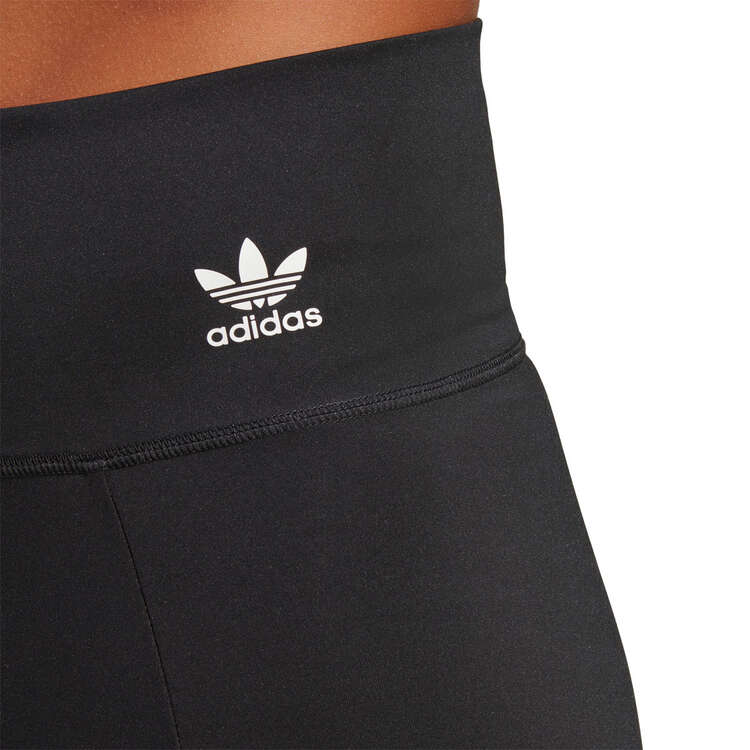 Adidas Originals Womens High Rise Open Hem Leggings - Black