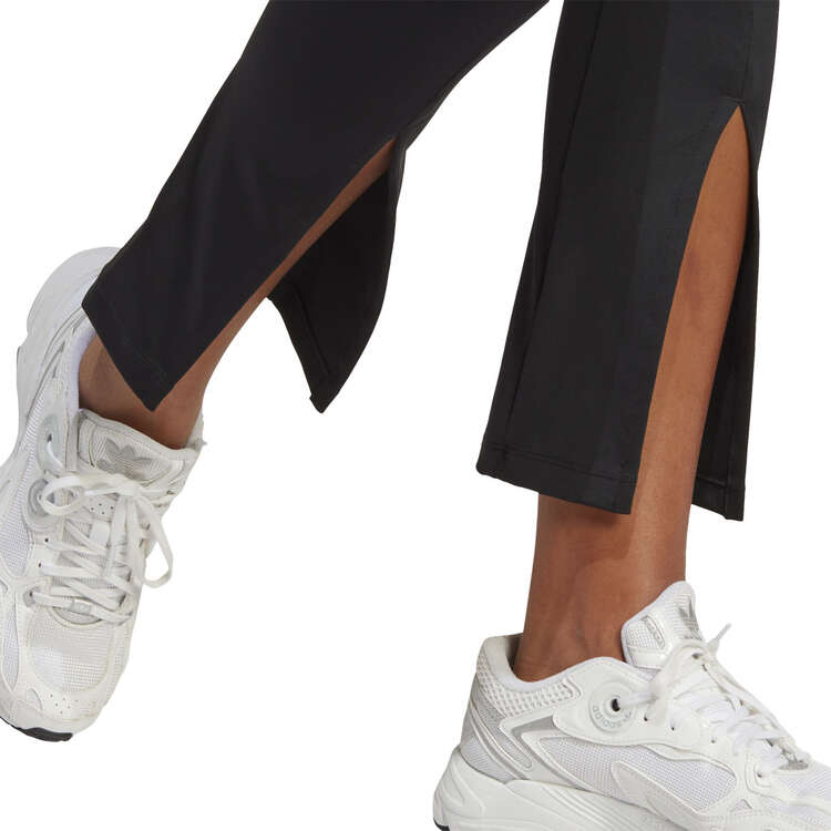 Adidas Originals Womens High Rise Open Hem Leggings - Black