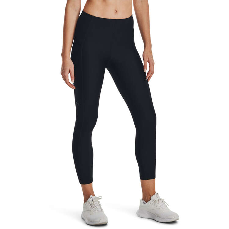 Under Armour Womens HeatGear No Slip High Rise Ankle Tights - Black