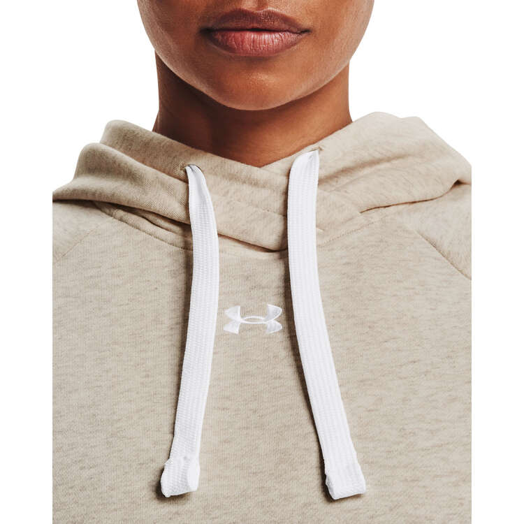 Under Armour Womens Rival Fleece HB Hoodie - Beige