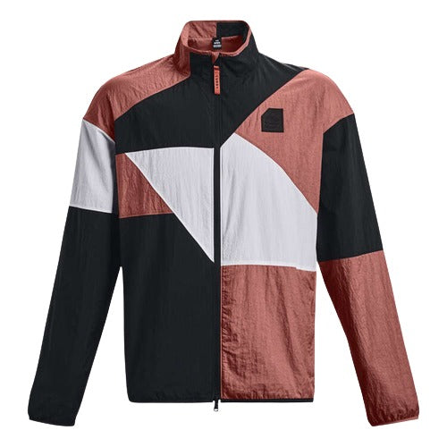 Under Armour Curry Full Zip Woven Jacket - Red