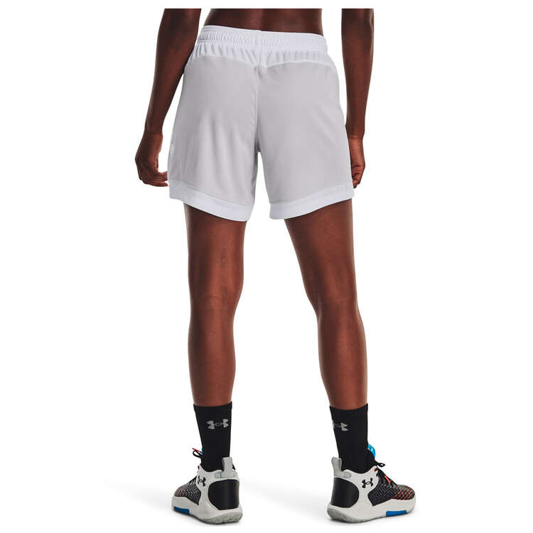 Under Armour Womens Baseline 6'' Shorts - White