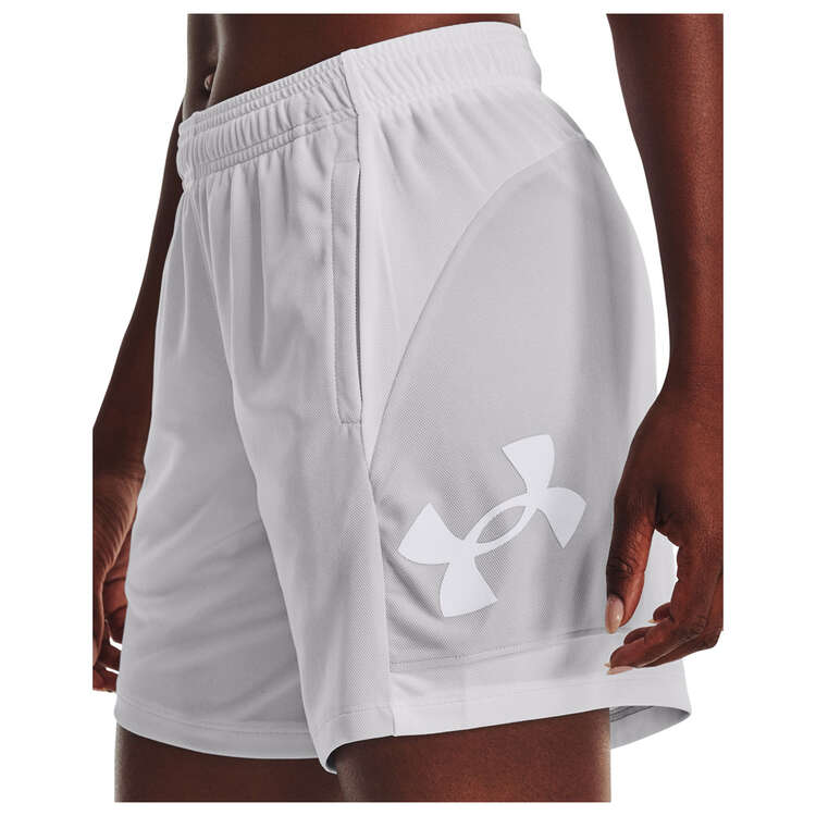 Under Armour Womens Baseline 6'' Shorts - White