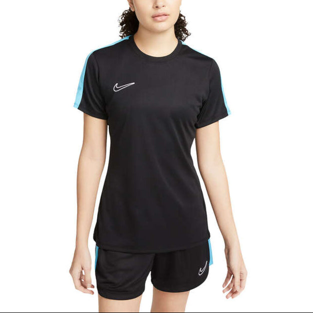 Nike Womens Knit Dri-FIT Academy 23 Football Tee - Black