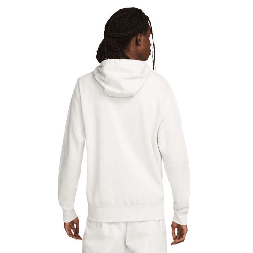 Nike Men's Club Fleece+ Pullover Hoodie - White