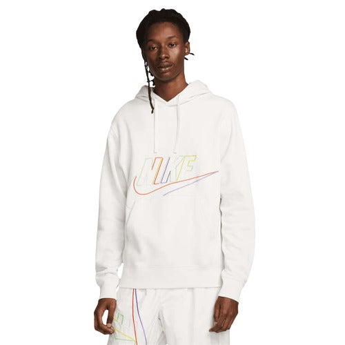 Nike Men's Club Fleece+ Pullover Hoodie - White