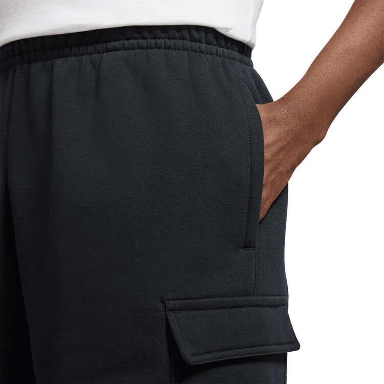 Nike Mens Cotton Sportswear Club Cargo Shorts - Black