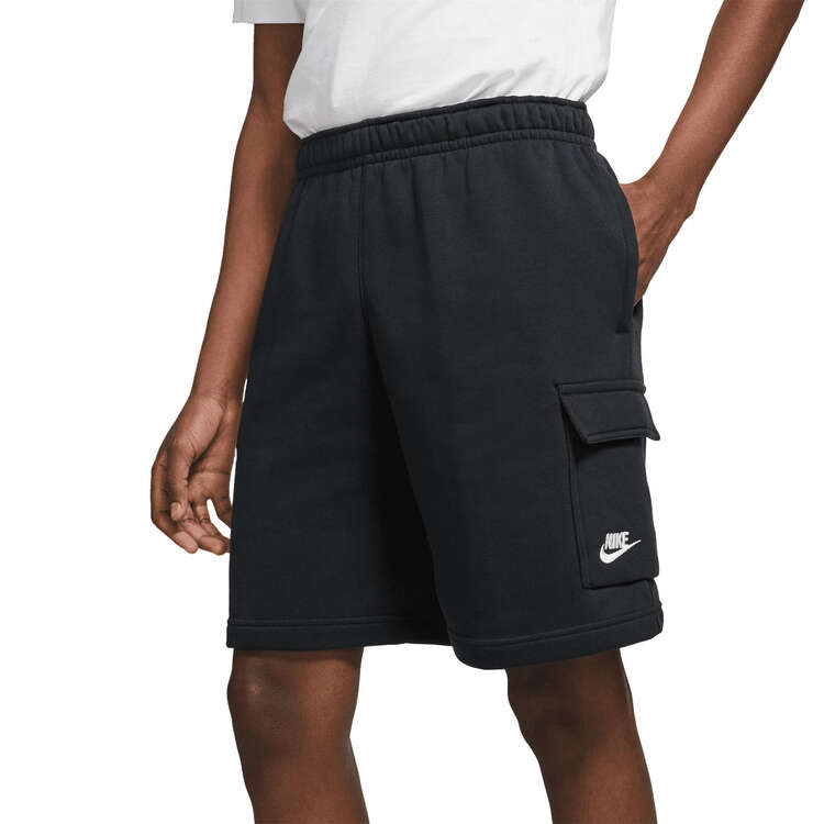 Nike Mens Cotton Sportswear Club Cargo Shorts - Black