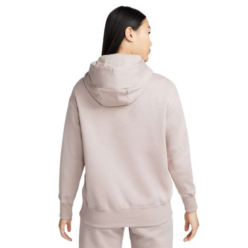 Nike Womens Phoenix Oversized Pullover Hoodie - Taupe