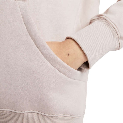 Nike Womens Phoenix Oversized Pullover Hoodie - Taupe