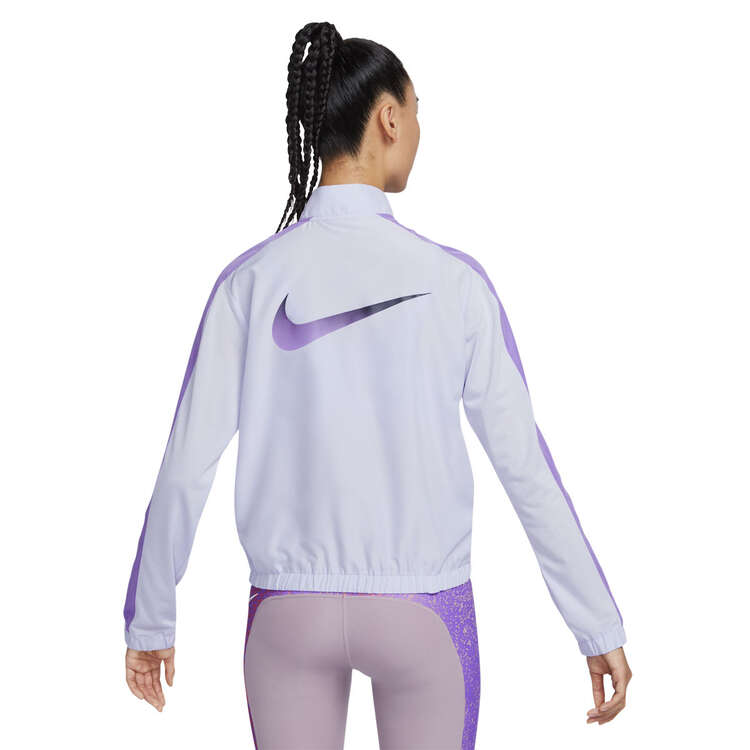 Nike Womens Dri-FIT Swoosh Running Jacket - Purple