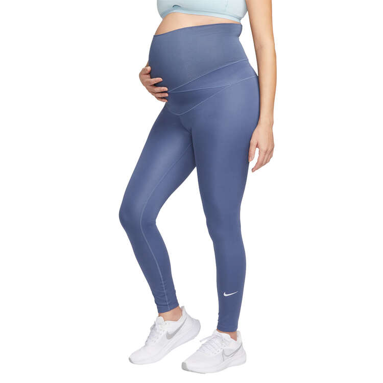 Nike Womens Dri-FIT High-Waisted Maternity Tights - Midnight