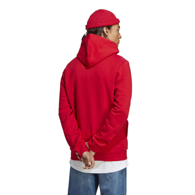 adidas Mens Feel Cosy Pullover Hoodie - Red