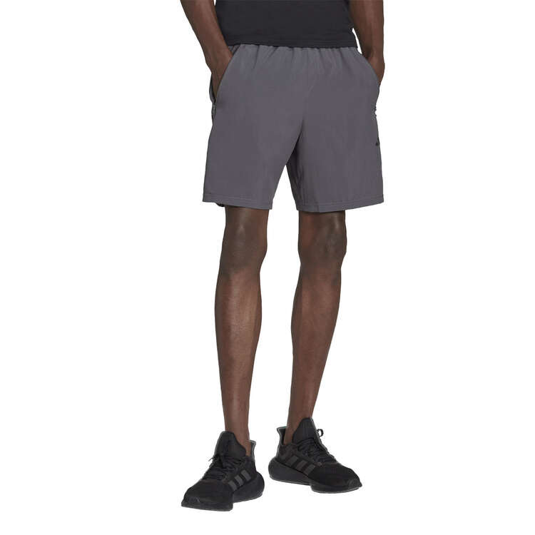 Adidas Mens AEROREADY Train Essentials Woven Training Shorts - Grey