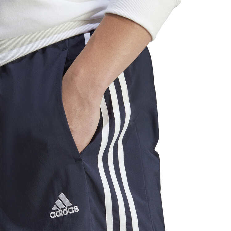 adidas Mens Regular Fit Essentials 3-Stripes Shorts - Navy/White