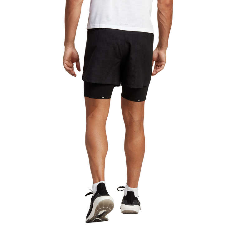 adidas AEROREADY Mens Designed 4 Running 2-in-1 Shorts - Black